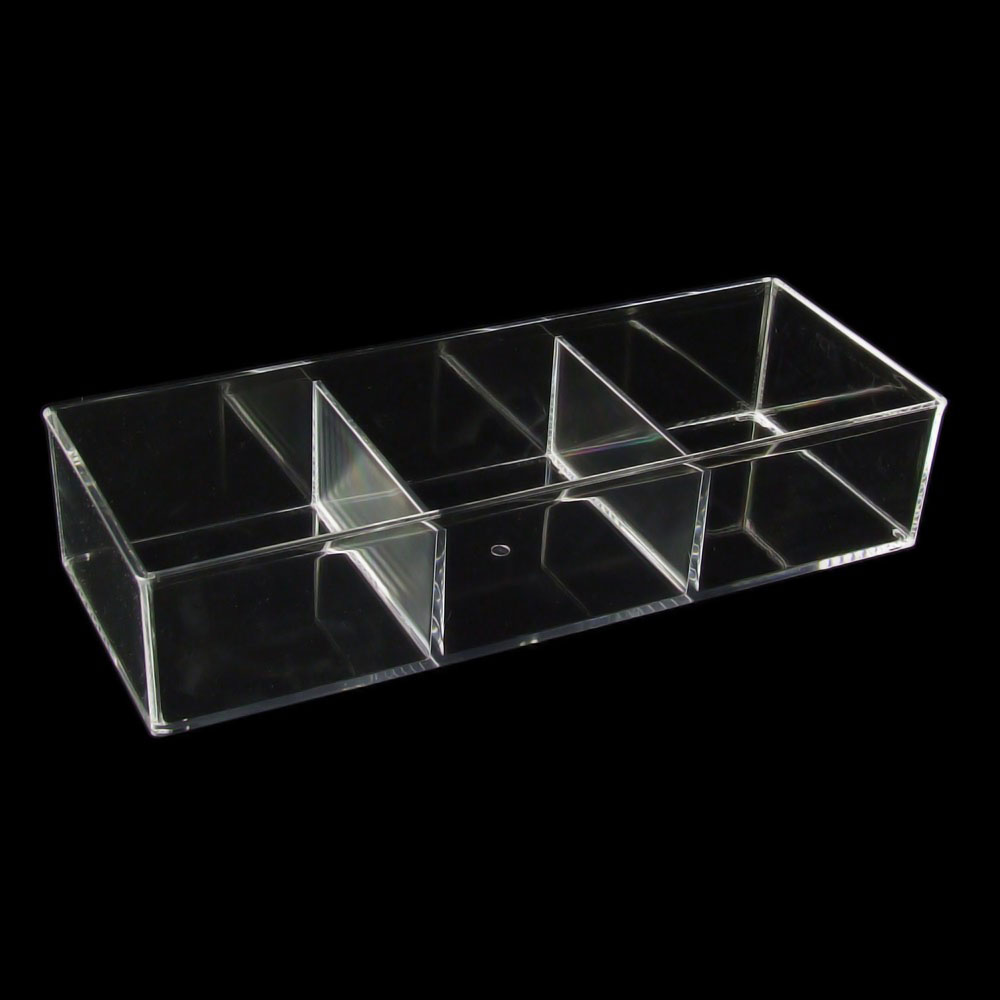 Kosmetik Box Organizer Ablage Aufbewahrung Kleinteile 3 Fächern Acryl